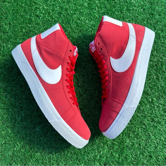 Nike Sb Zoom Blazer Mid University Red / White - Picture 9 of 13